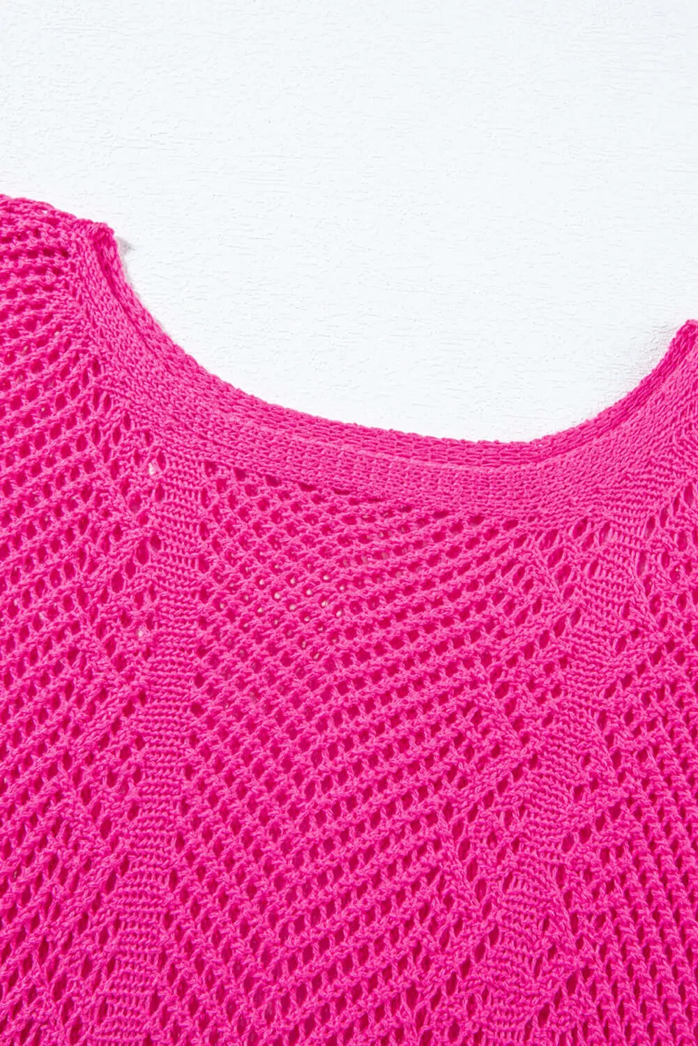 POINT OF GRACE SWEATER (hot pink)