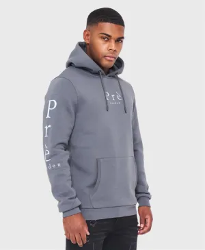 Pre London Statement Hoodie Steel Grey