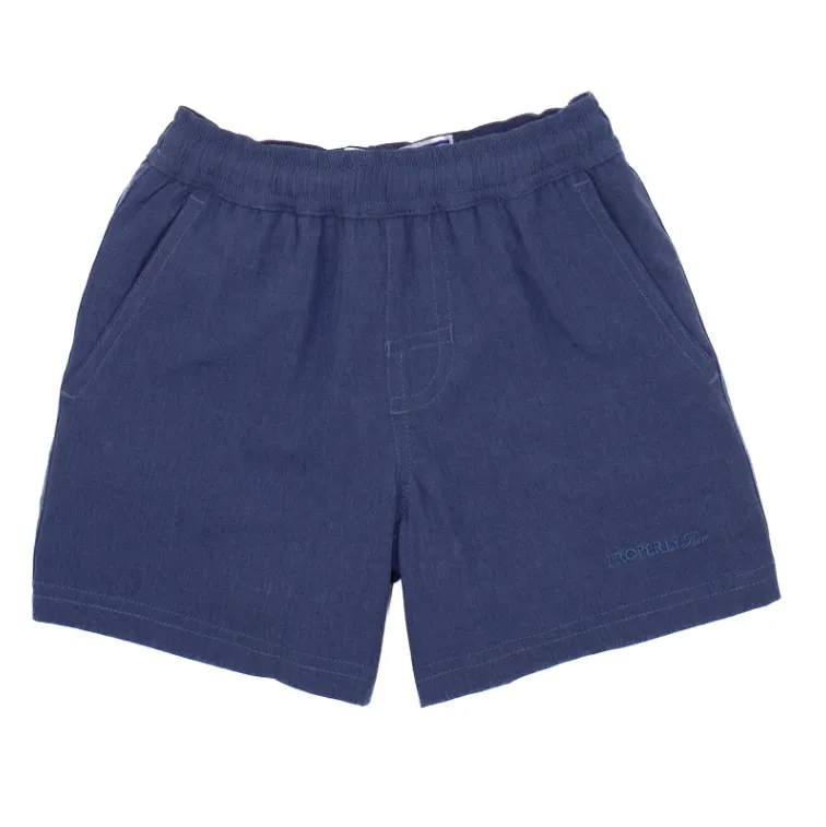 Properly Tied Boys Ace Short - Marine Navy