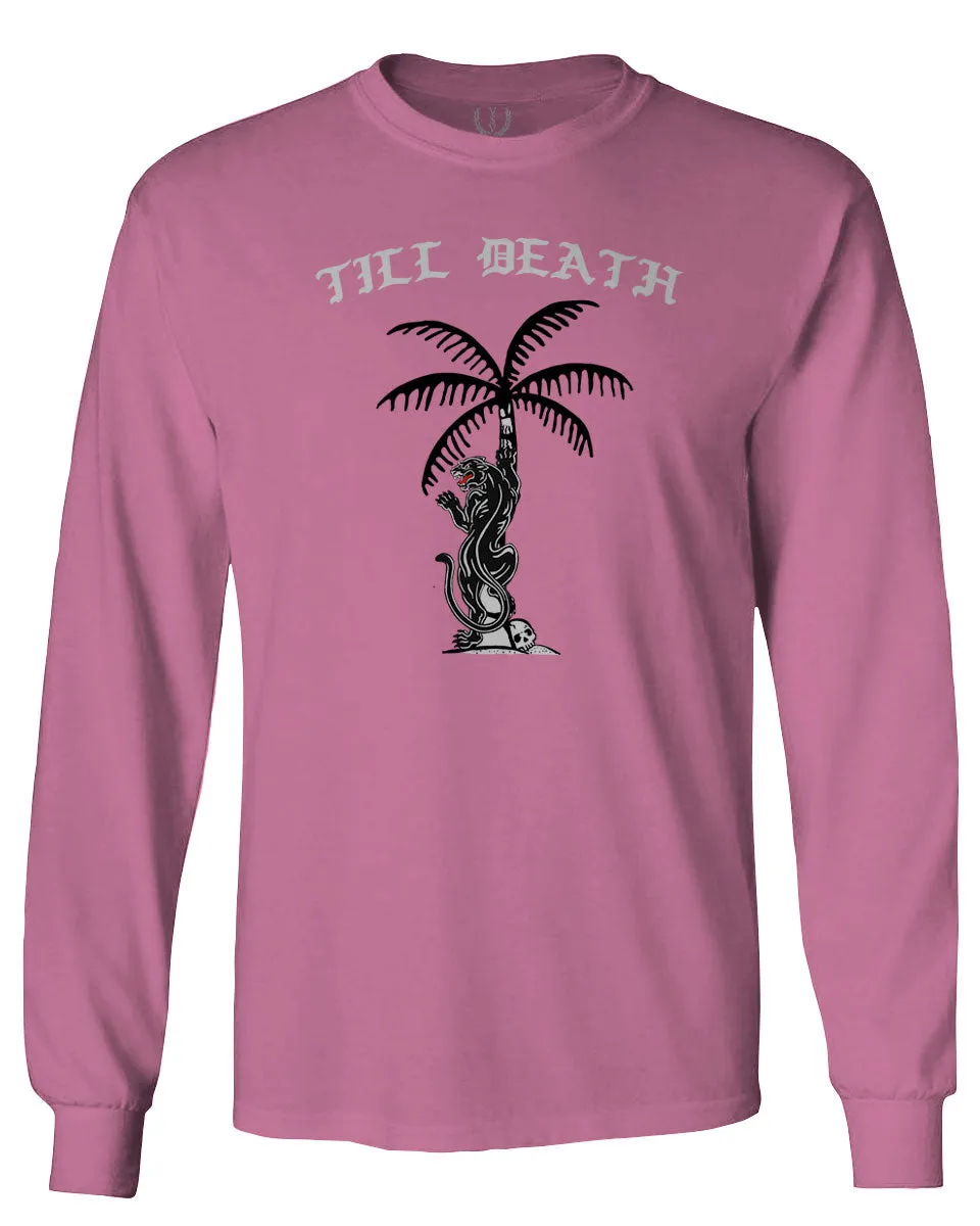 Puma Summer Palm Tattoo Cool obei Society Graphic Street Good Vibe Till Death mens Long sleeve t shirt