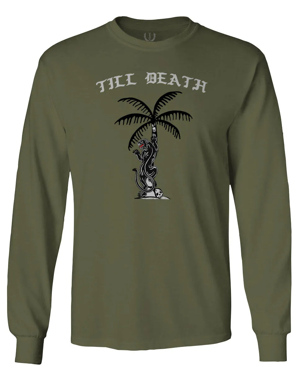 Puma Summer Palm Tattoo Cool obei Society Graphic Street Good Vibe Till Death mens Long sleeve t shirt