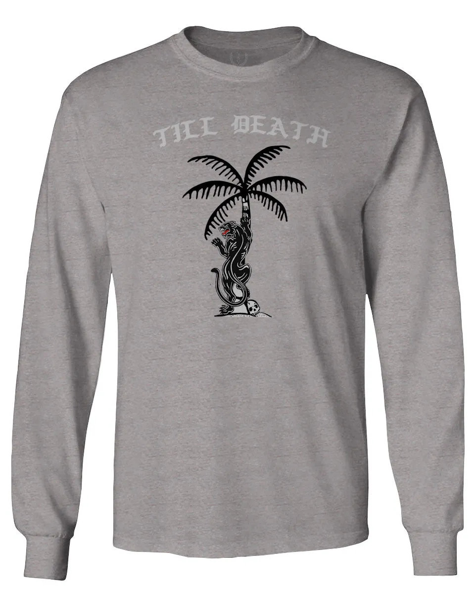 Puma Summer Palm Tattoo Cool obei Society Graphic Street Good Vibe Till Death mens Long sleeve t shirt