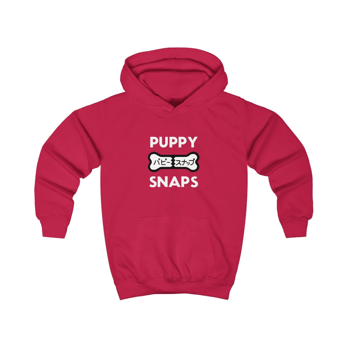 Puppy Snaps Kids Hoodie