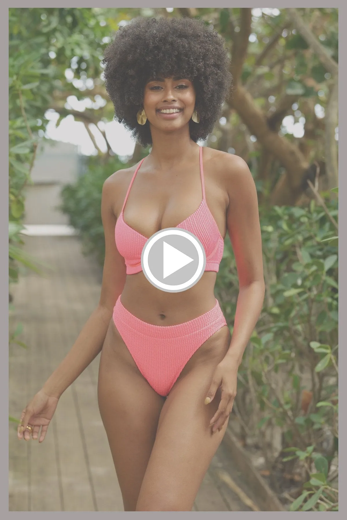 PURA CURIOSIDAD - Underwire Top & High Leg Banded Waist Bottom • Guava Digital Presentation
