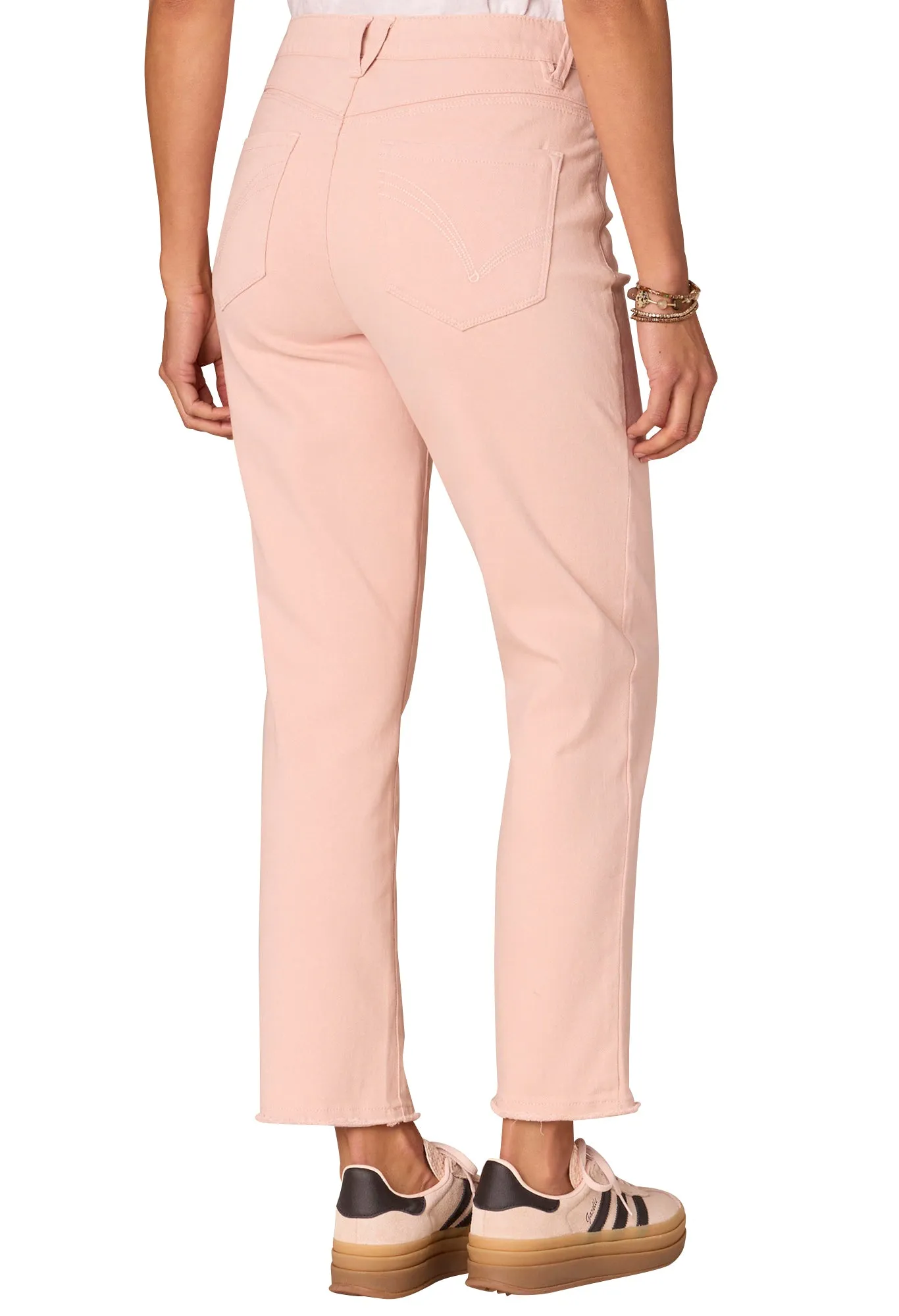 "Ab"solution High Rise Slim Straight Pants