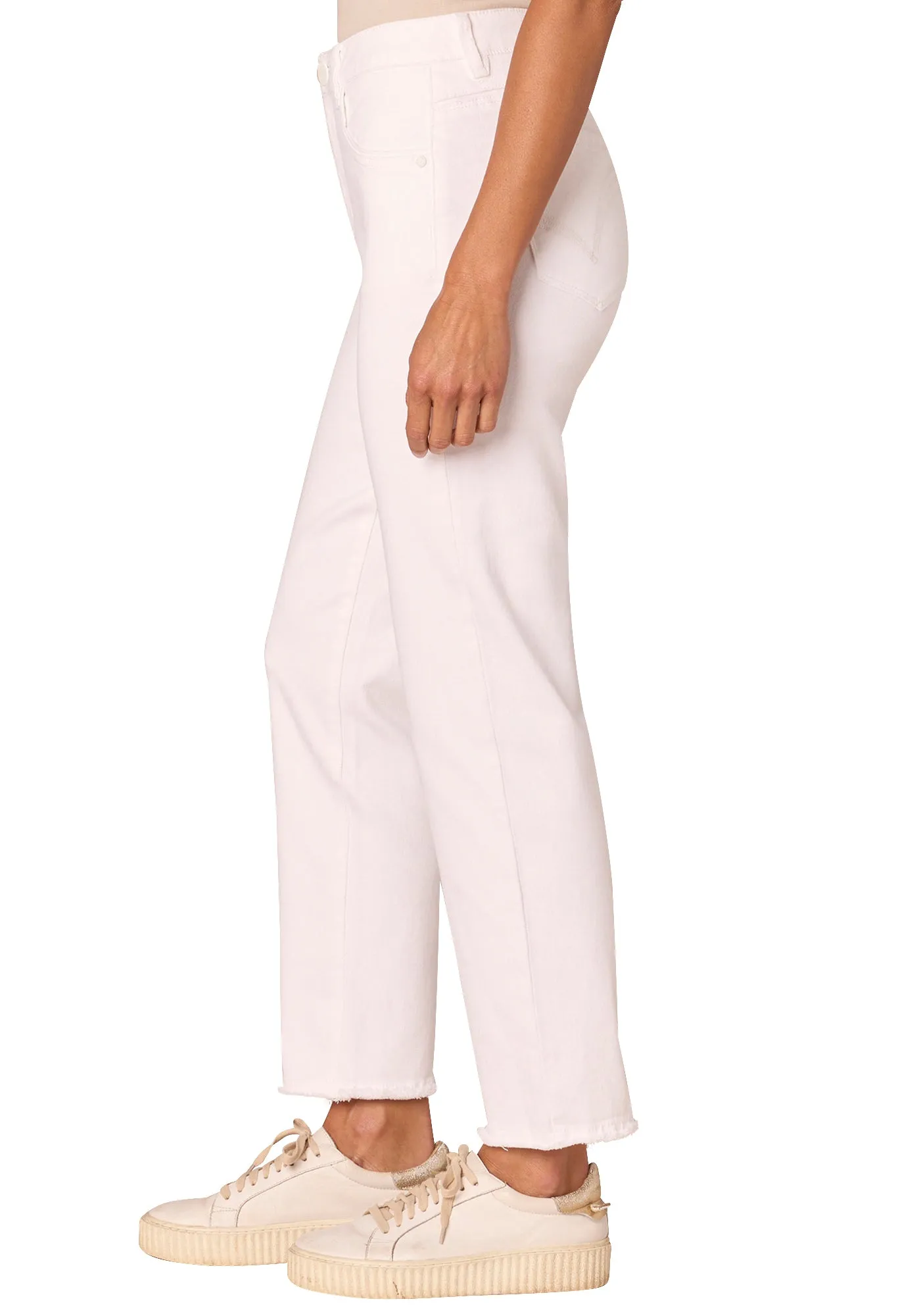 "Ab"solution High Rise Slim Straight Pants