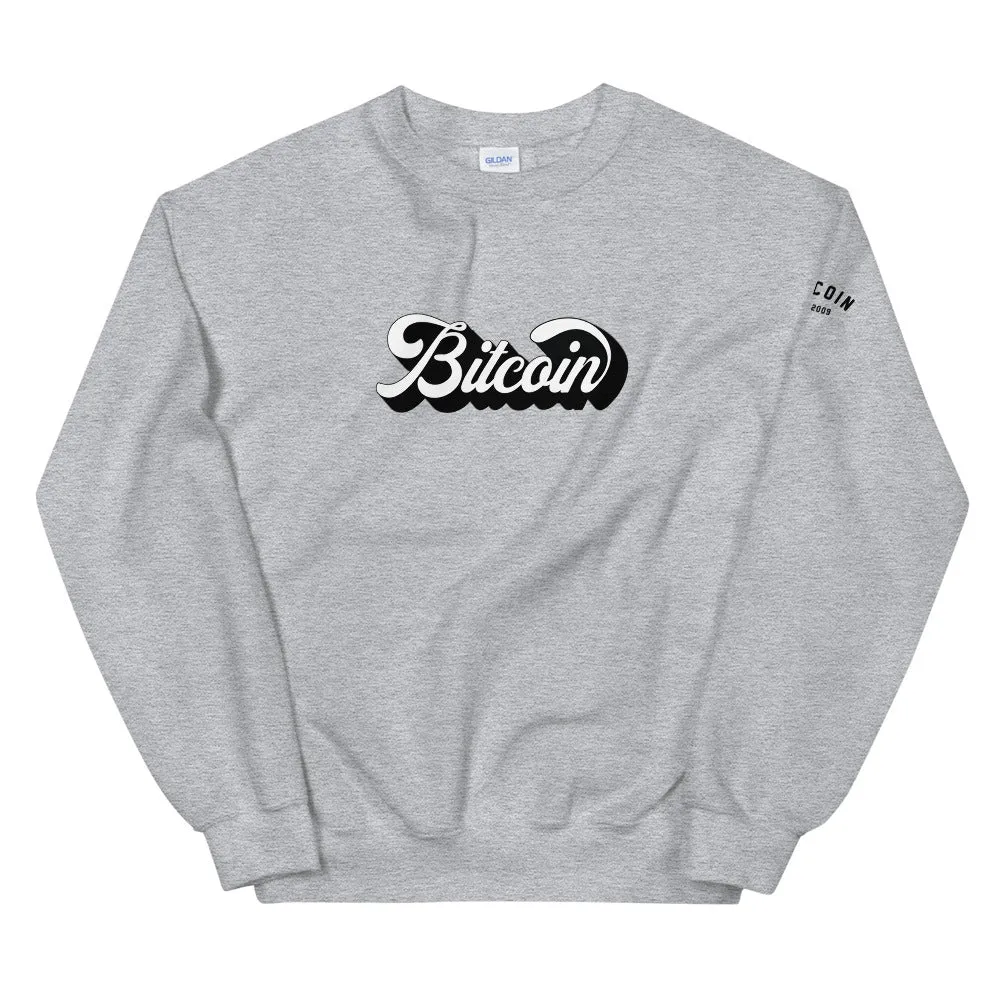 "The Vintage" Bitcoin Womens Sweatshirt