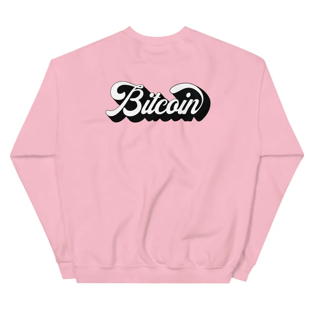 "The Vintage" Bitcoin Womens Sweatshirt