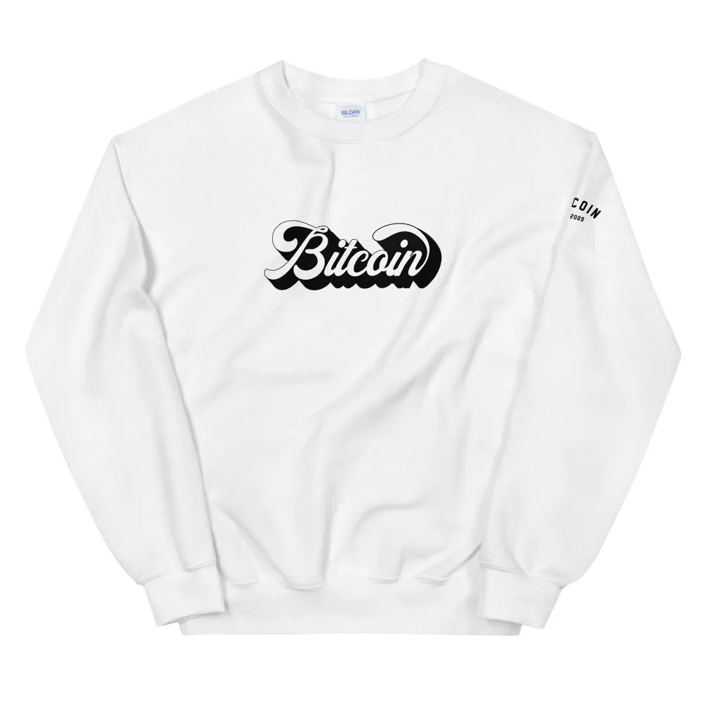 "The Vintage" Bitcoin Womens Sweatshirt