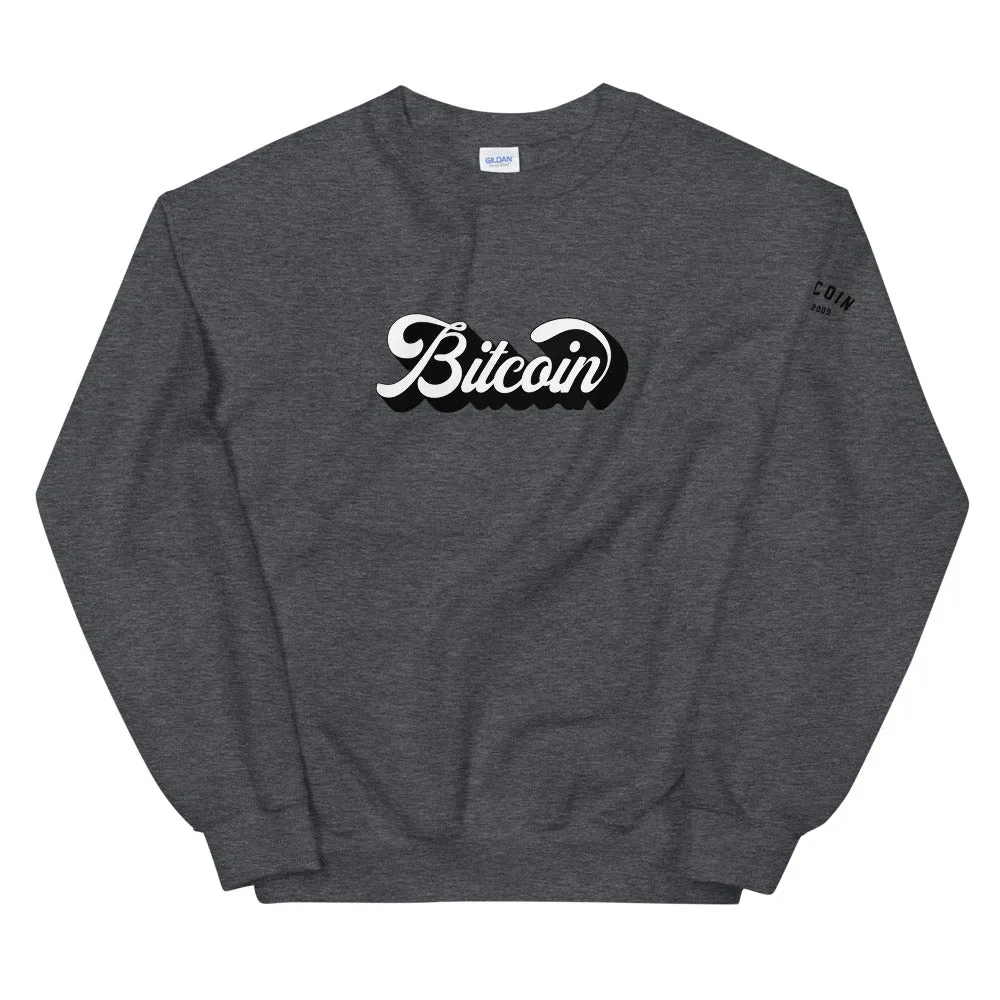"The Vintage" Bitcoin Womens Sweatshirt