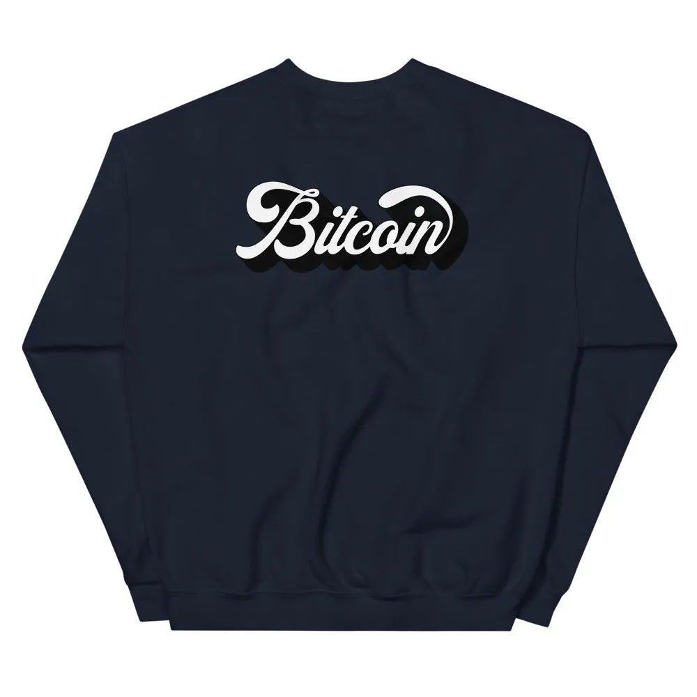 "The Vintage" Bitcoin Womens Sweatshirt