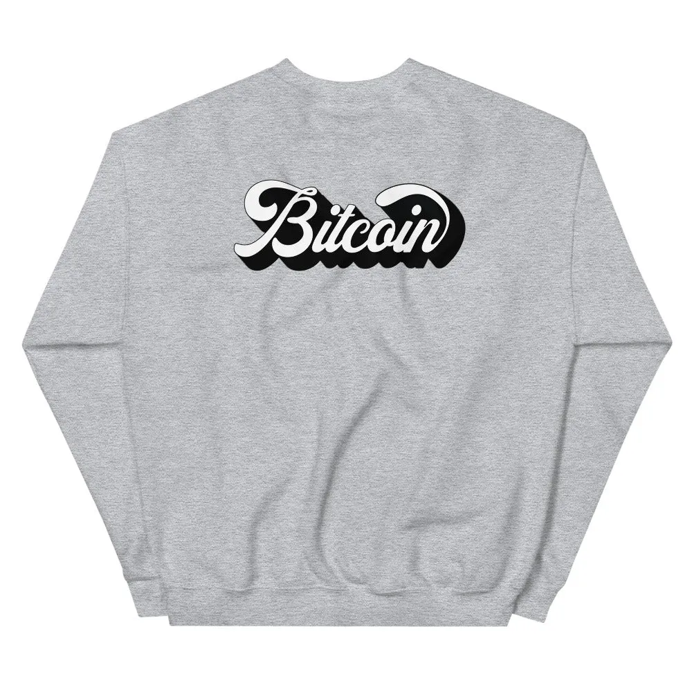 "The Vintage" Bitcoin Womens Sweatshirt