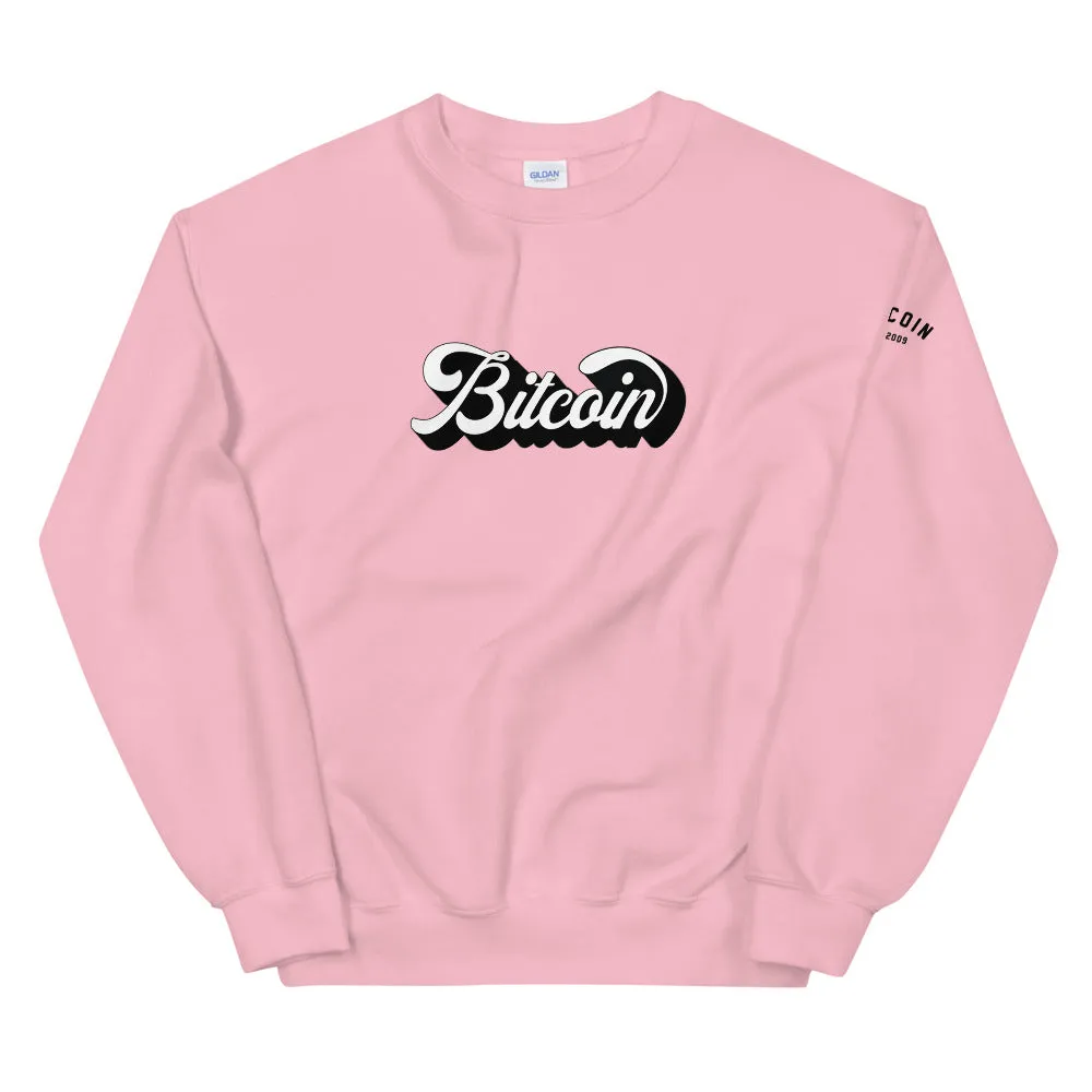 "The Vintage" Bitcoin Womens Sweatshirt