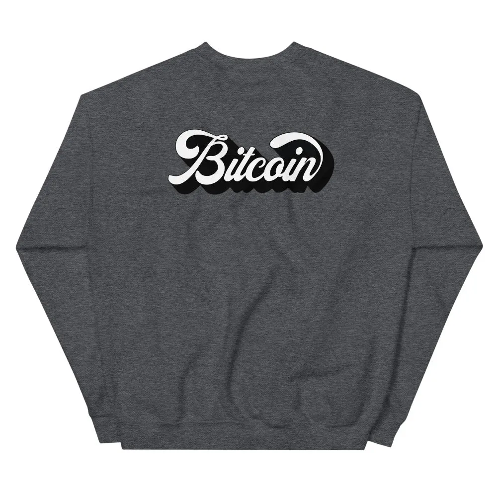 "The Vintage" Bitcoin Womens Sweatshirt