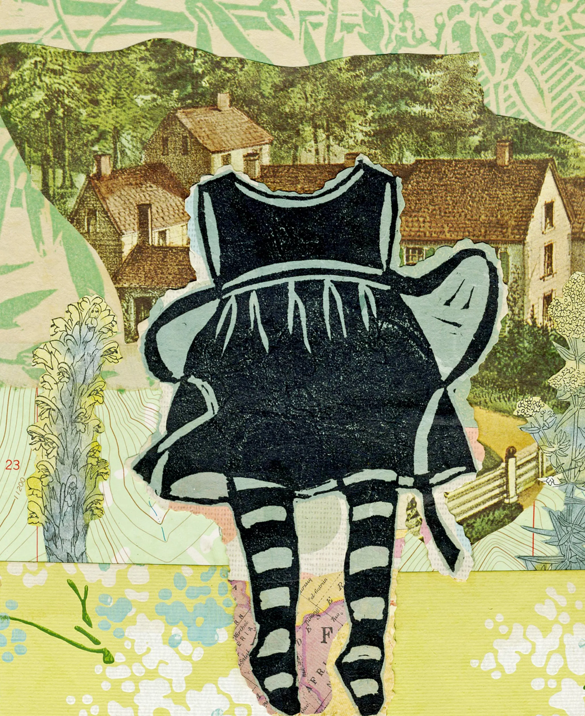 Ramblin' Girls 9-original artwork