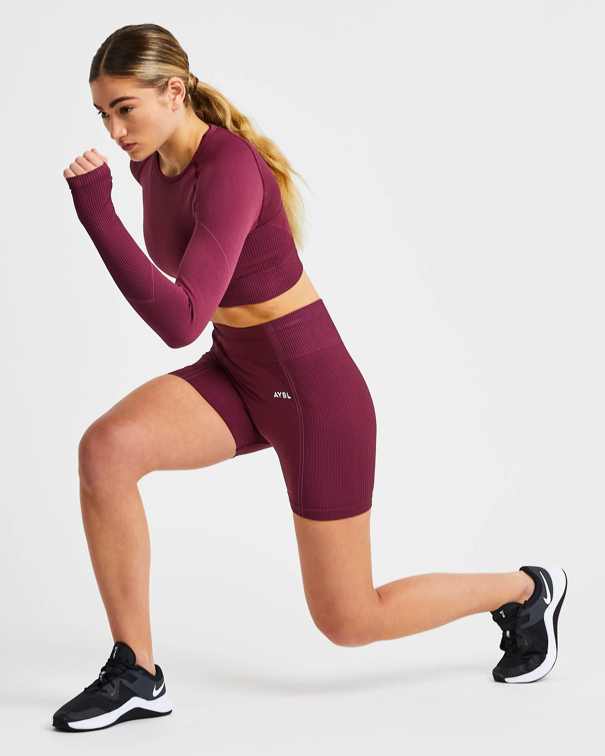 Reflex Seamless Shorts - Plum