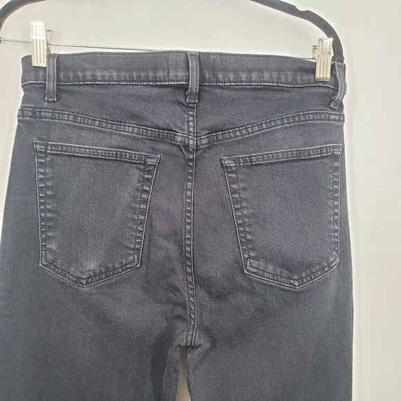 Reformation women SZ 31 High Skinny Faded Black Destroyed Casual Rocker Jeans