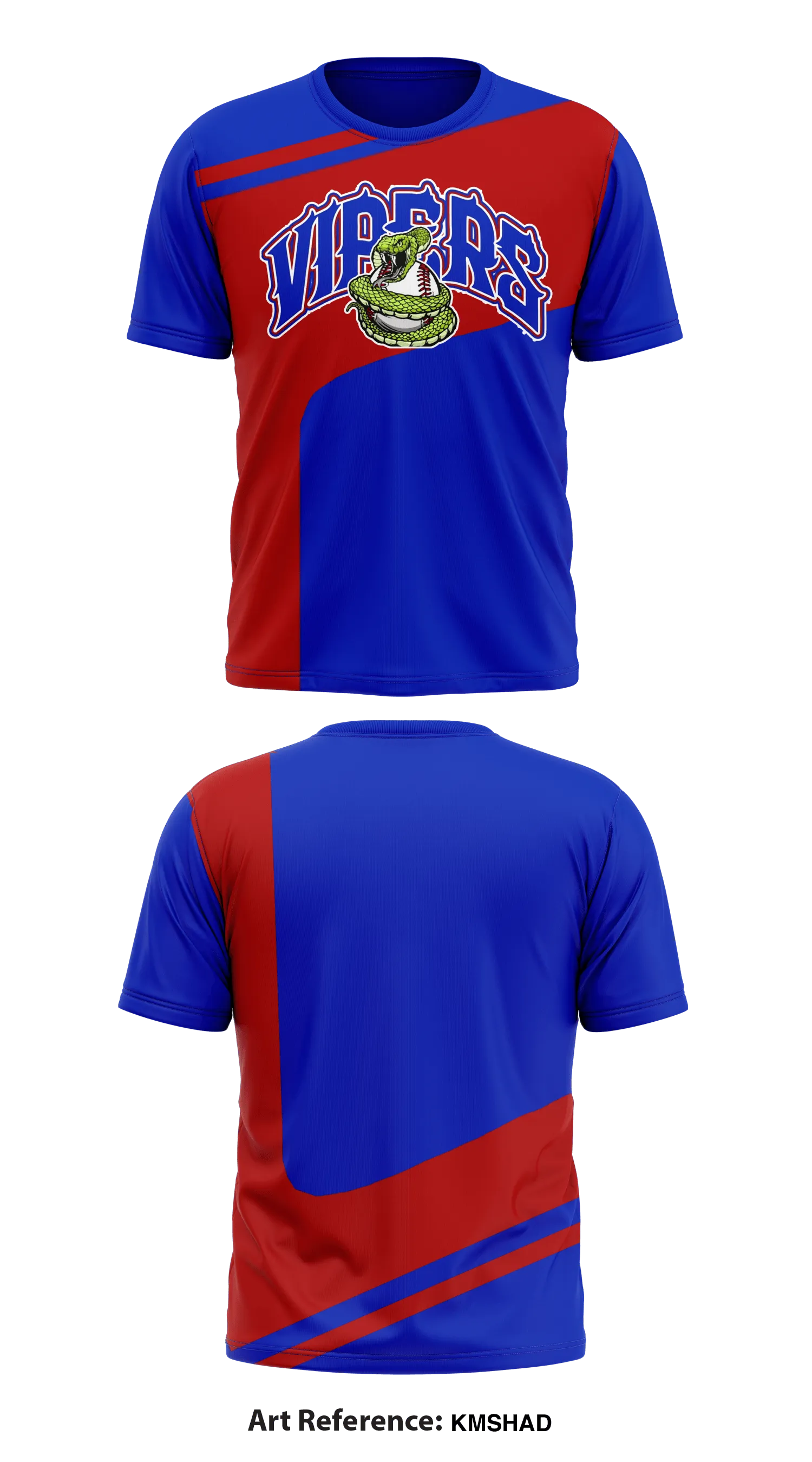 River Valley Vipers Core Men's SS Performance Tee - KMSHAD