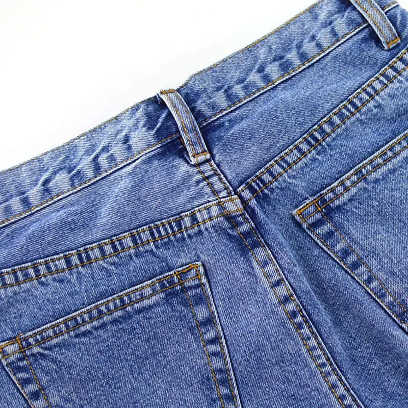 RogueWave High-Rise Ripped Cutoff Jean Shorts