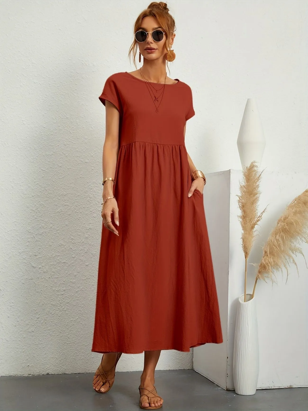 Rosey – Relaxed Linen Dress
