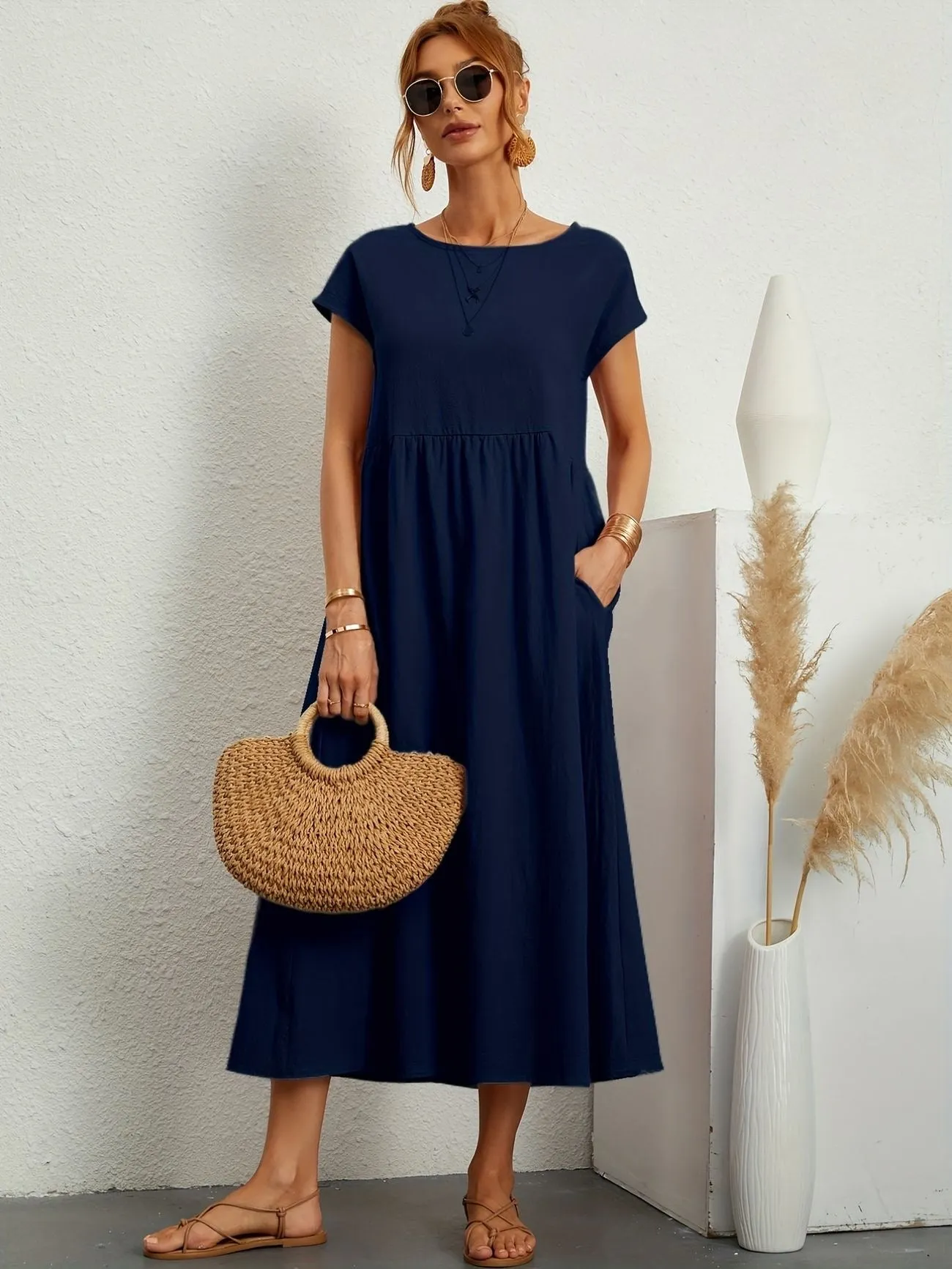 Rosey – Relaxed Linen Dress