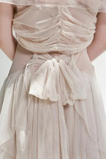 Rouched Tulle Shrug in Blush by Nataya - SOLD OUT