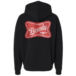 Rowdy Beer Logo Fleece Lined Hoodies