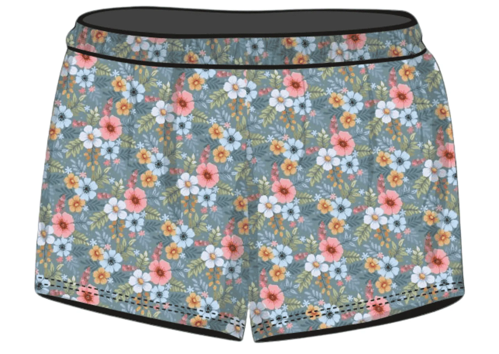 Rugby Shorts | Flowers Gingham ★Pre-Order★