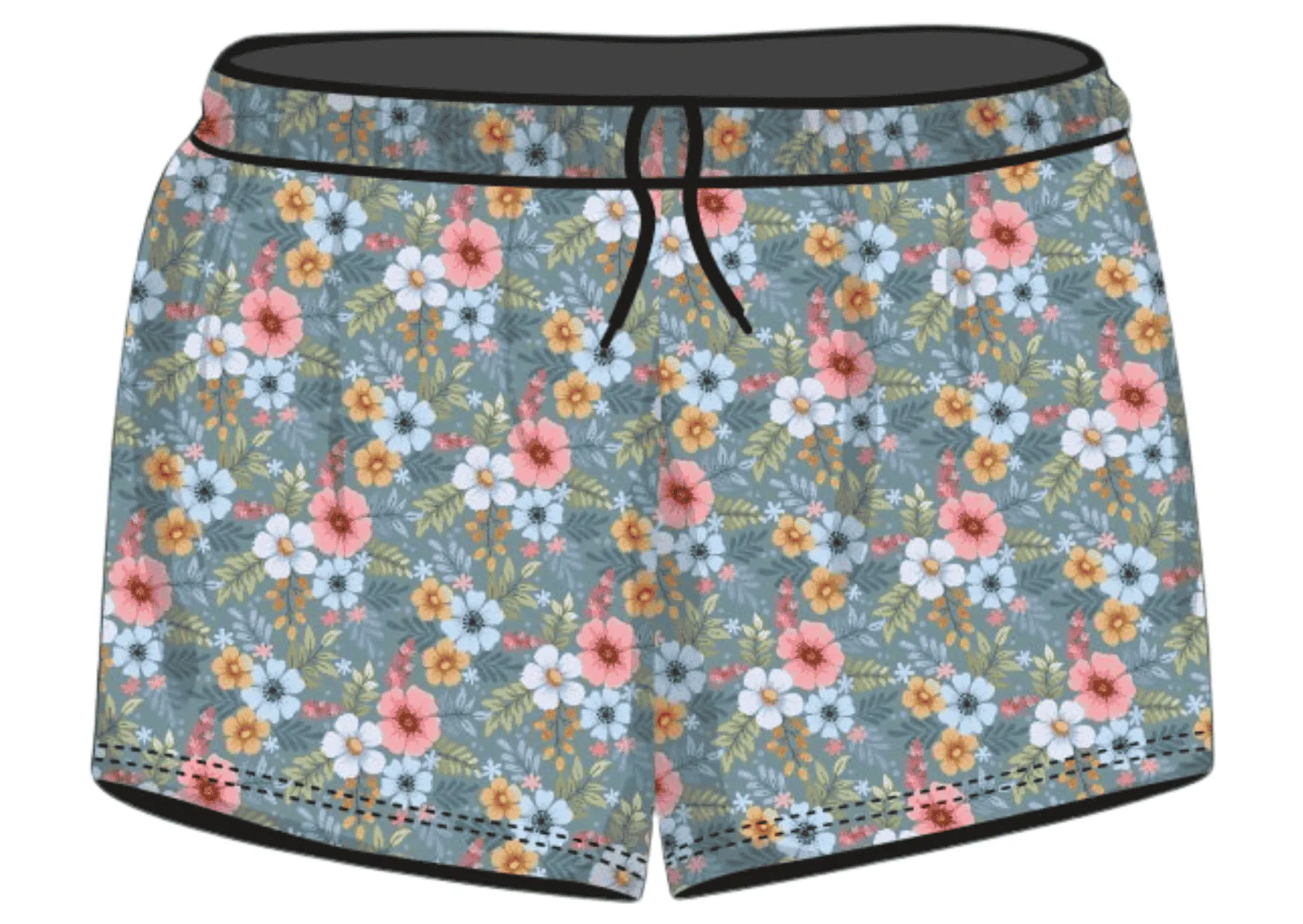 Rugby Shorts | Flowers Gingham ★Pre-Order★