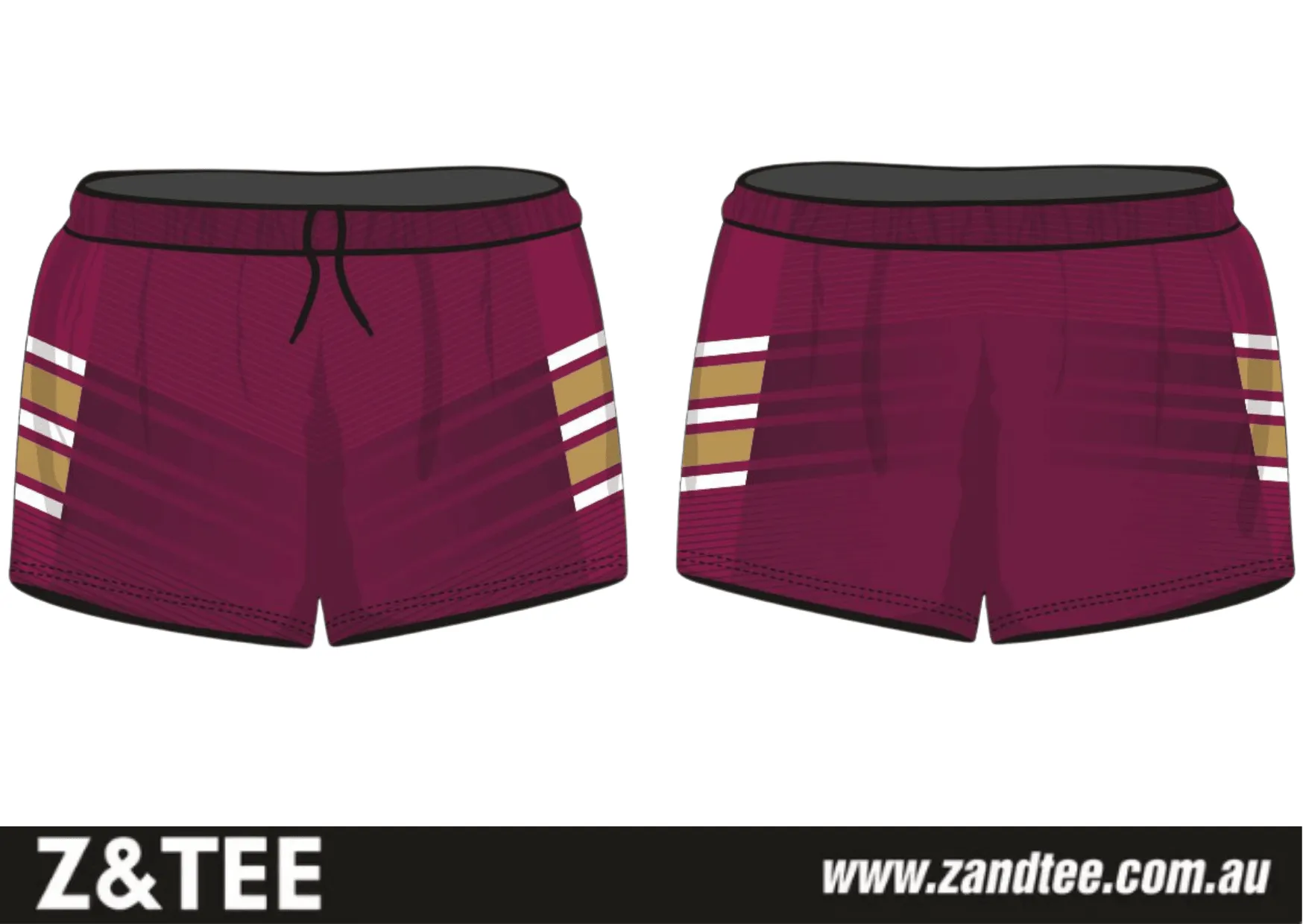 Rugby Shorts | Maroons ★Pre-Order★