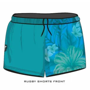 Rugby Shorts | Send It 4x4 Tropical Aqua ★Pre-Order★