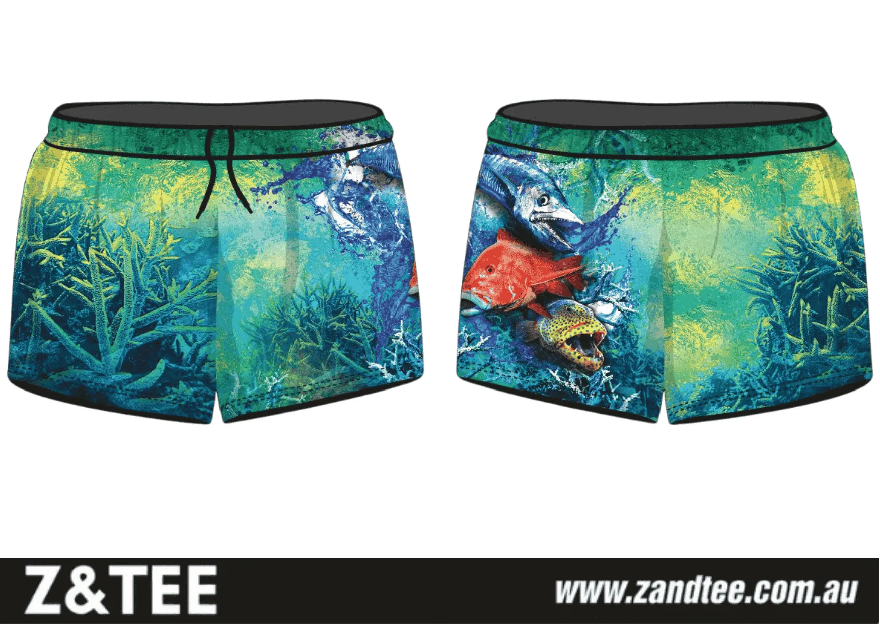 Rugby Shorts | Teal Reef ★Pre-Order★