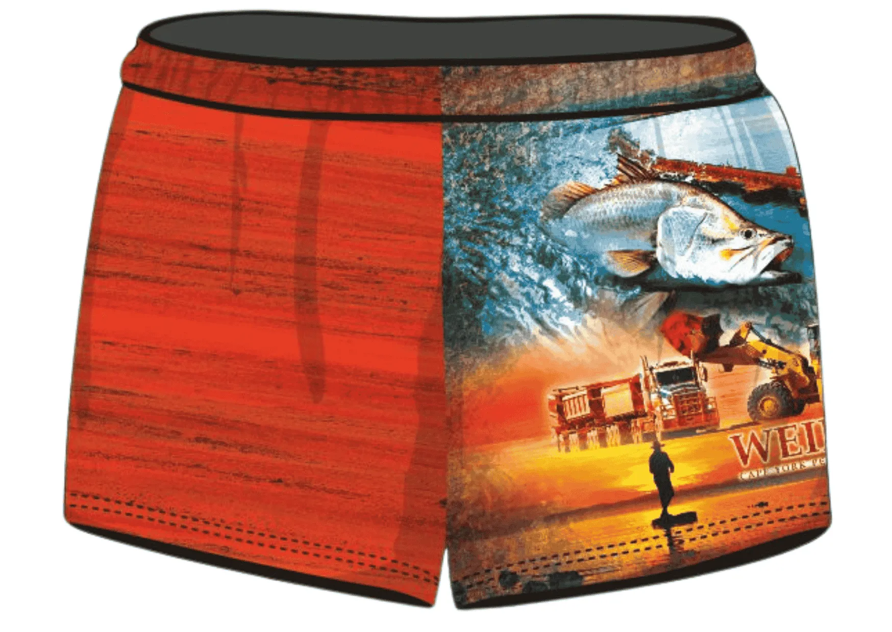 Rugby Shorts | Weipa Cape York Red ★Pre-Order★