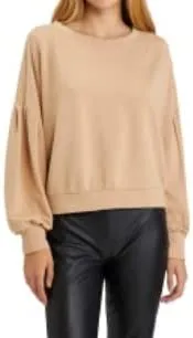 Sanctuary Cool Sweatshirt, Maple, Size Medium