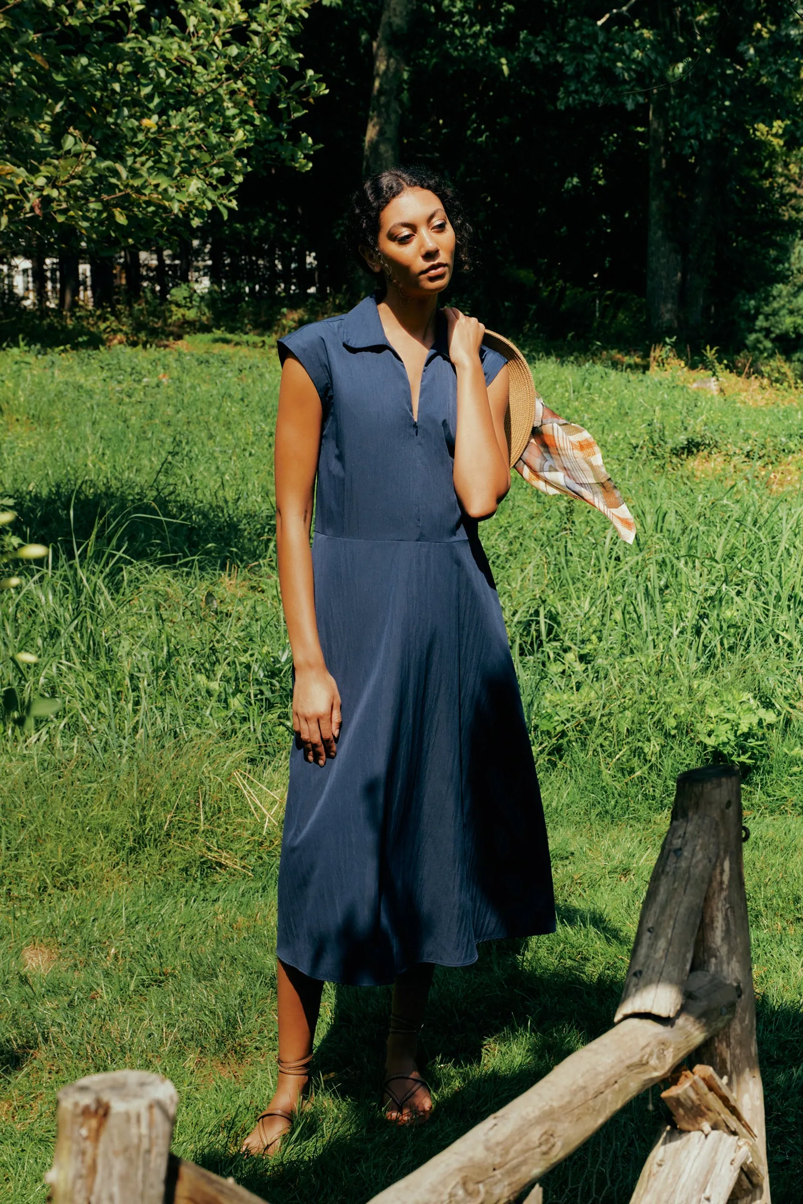 Savannah Dress - Navy