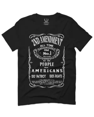 Second 2nd Amendment American Patriot Militia Guns Rights For men T Shirt