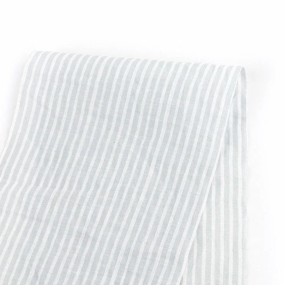 Sheer Striped Cotton Voile - Mist