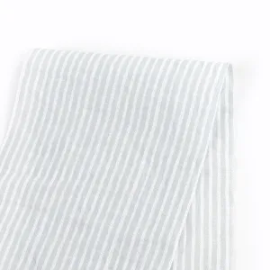 Sheer Striped Cotton Voile - Mist