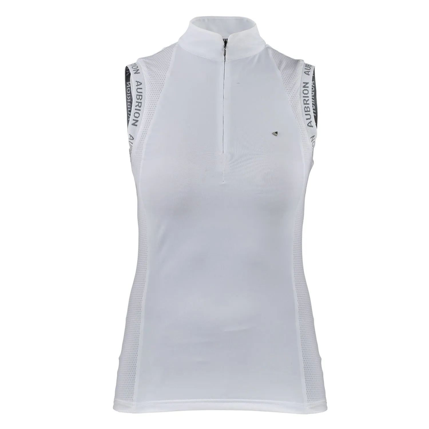 Shires Aubrion Ladies Newbel Sleeveless White Show Shirt