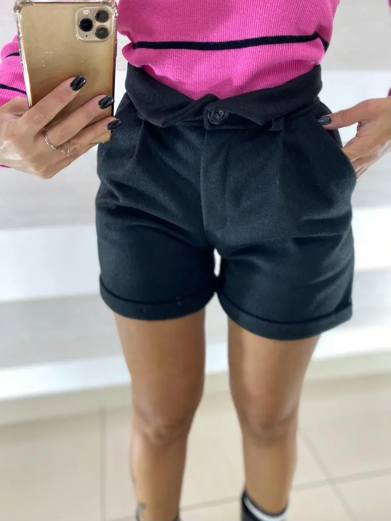 Shorts Lucia Svasato Bustino Vita Alta