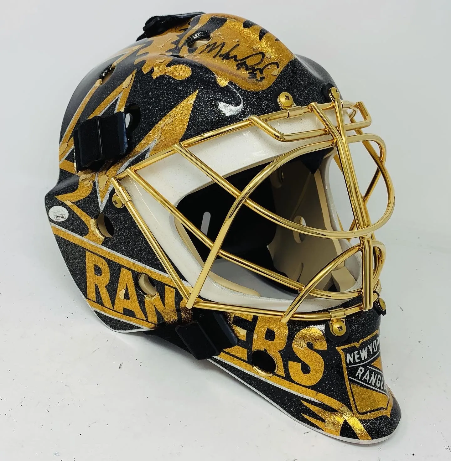 *Signed by Mike Richter* Gold Foil Bauer 961