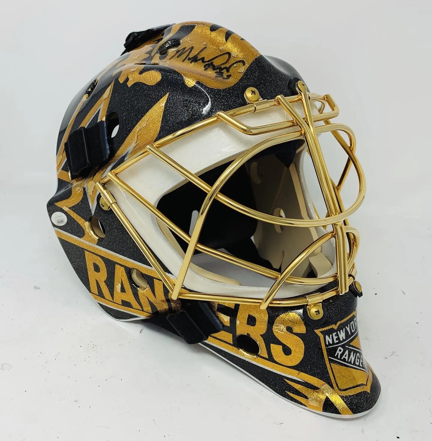 *Signed by Mike Richter* Gold Foil Bauer 961