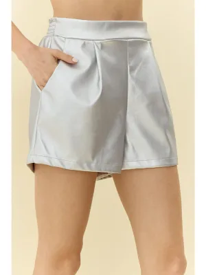 Silver Luxe Shorts