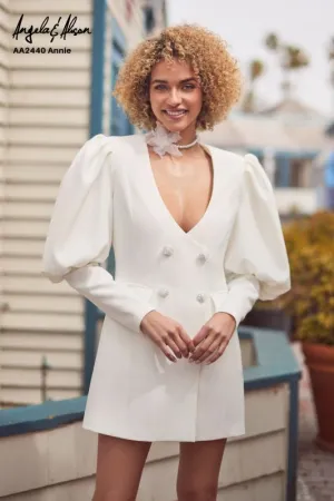 Size 10 Angela & Alison AA2440 Annie Ivory Informal