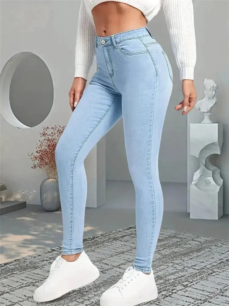 Skinny Jeans Slim Fit Pencil Girls Leggings Straight