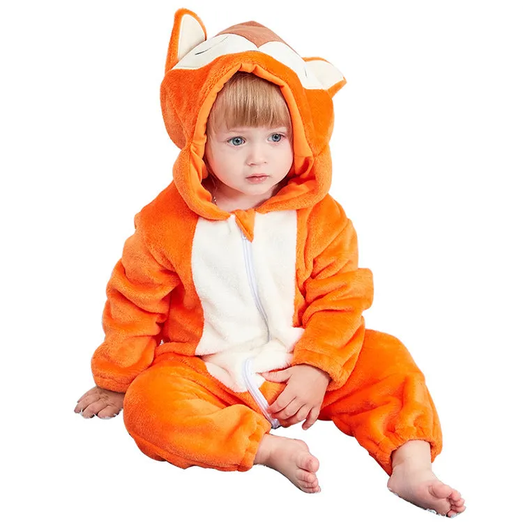 Sleepy Fox Baby Onesie