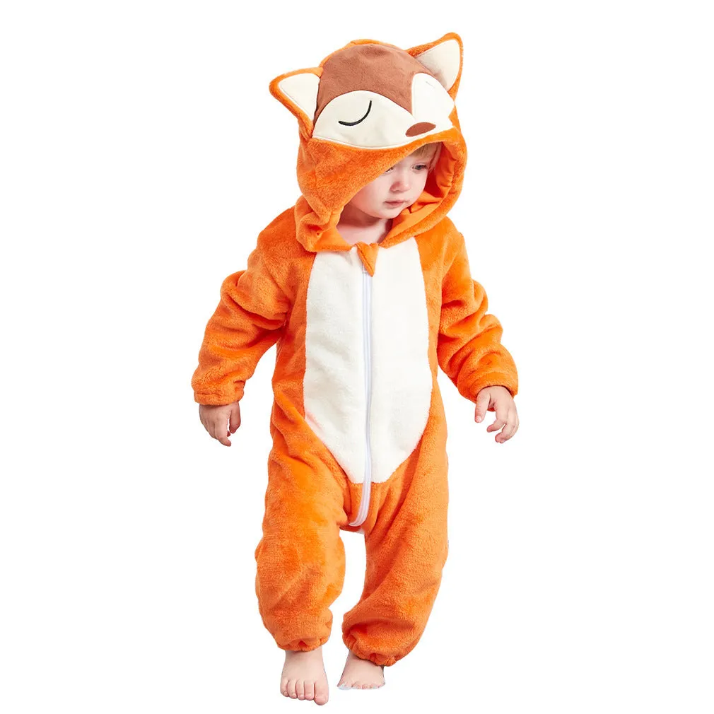 Sleepy Fox Baby Onesie