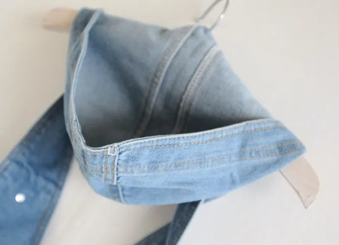 Sleeveless V-Neck Slim Short Hoodie Denim Jean Jacket Waistcoat