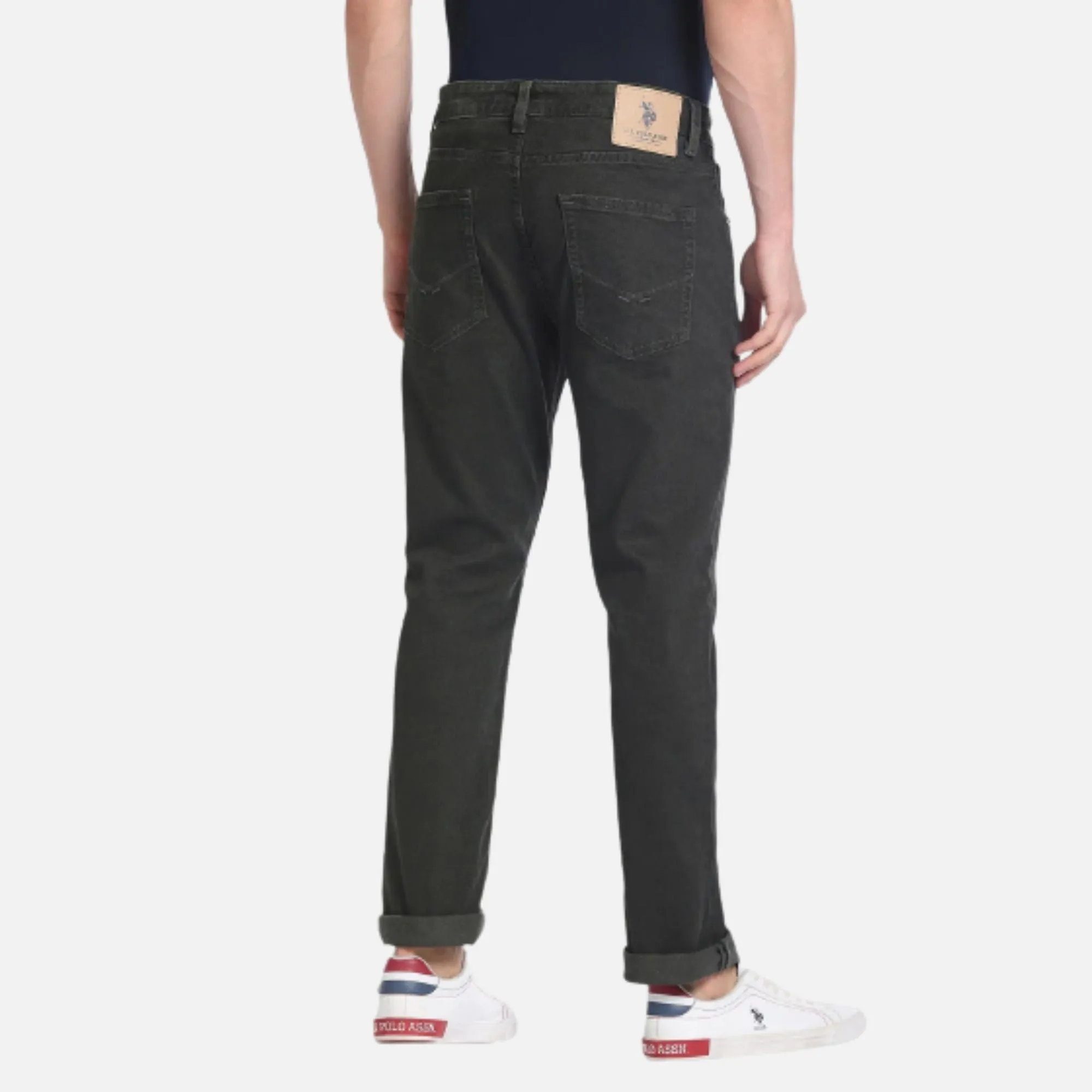 Slim Straight Fit Rinsed Jeans