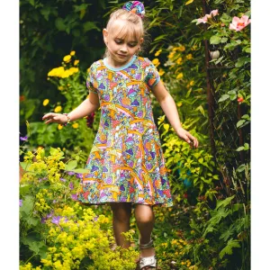 Snail Adventures Short Sleeve Dress - 1 Left Size 2-3 years